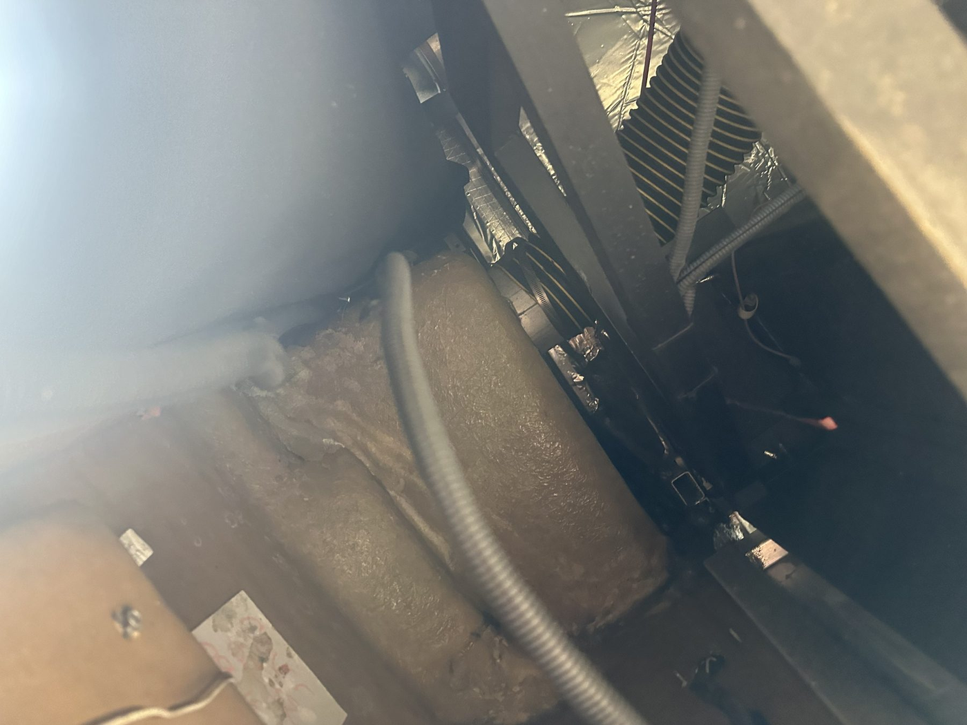 RV sink and cabinet repair in kitchen area
